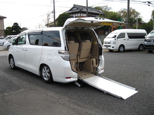 買取 福祉車両 ヴェルファイア ウェルキャブ 車椅子スロープ 平成22年式 101万円 2022.12.17